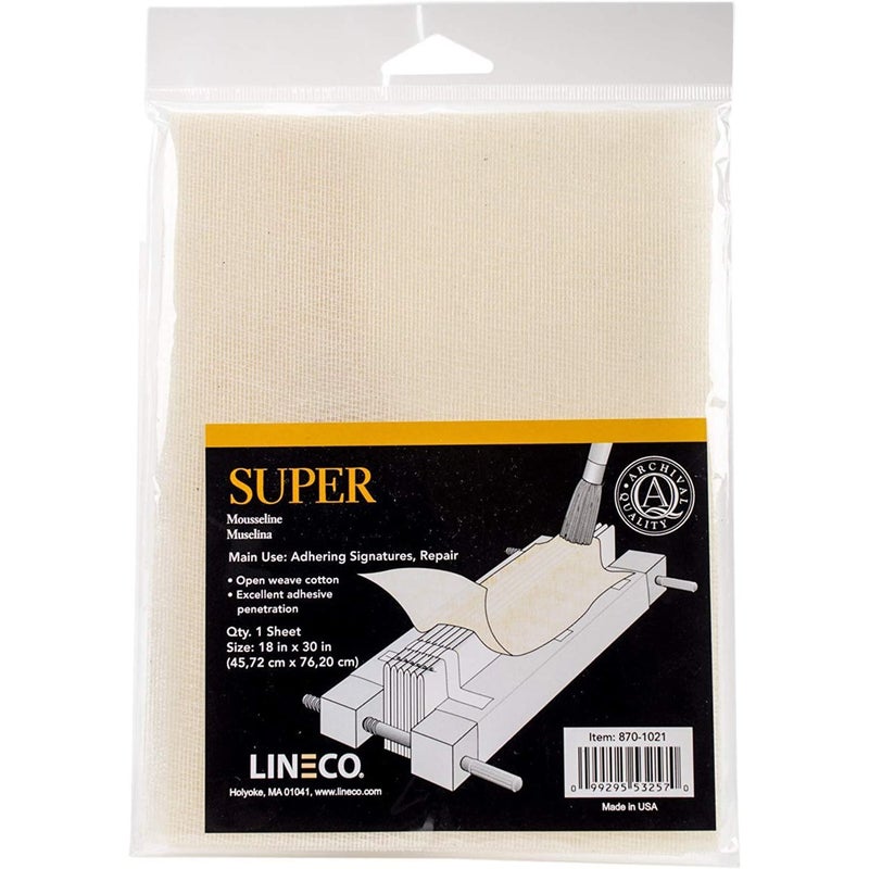 Lineco Book Binding Super Cloth 18x30 Sheet by Lineco-Book Making Supplies, Pack of 2 - Image 1